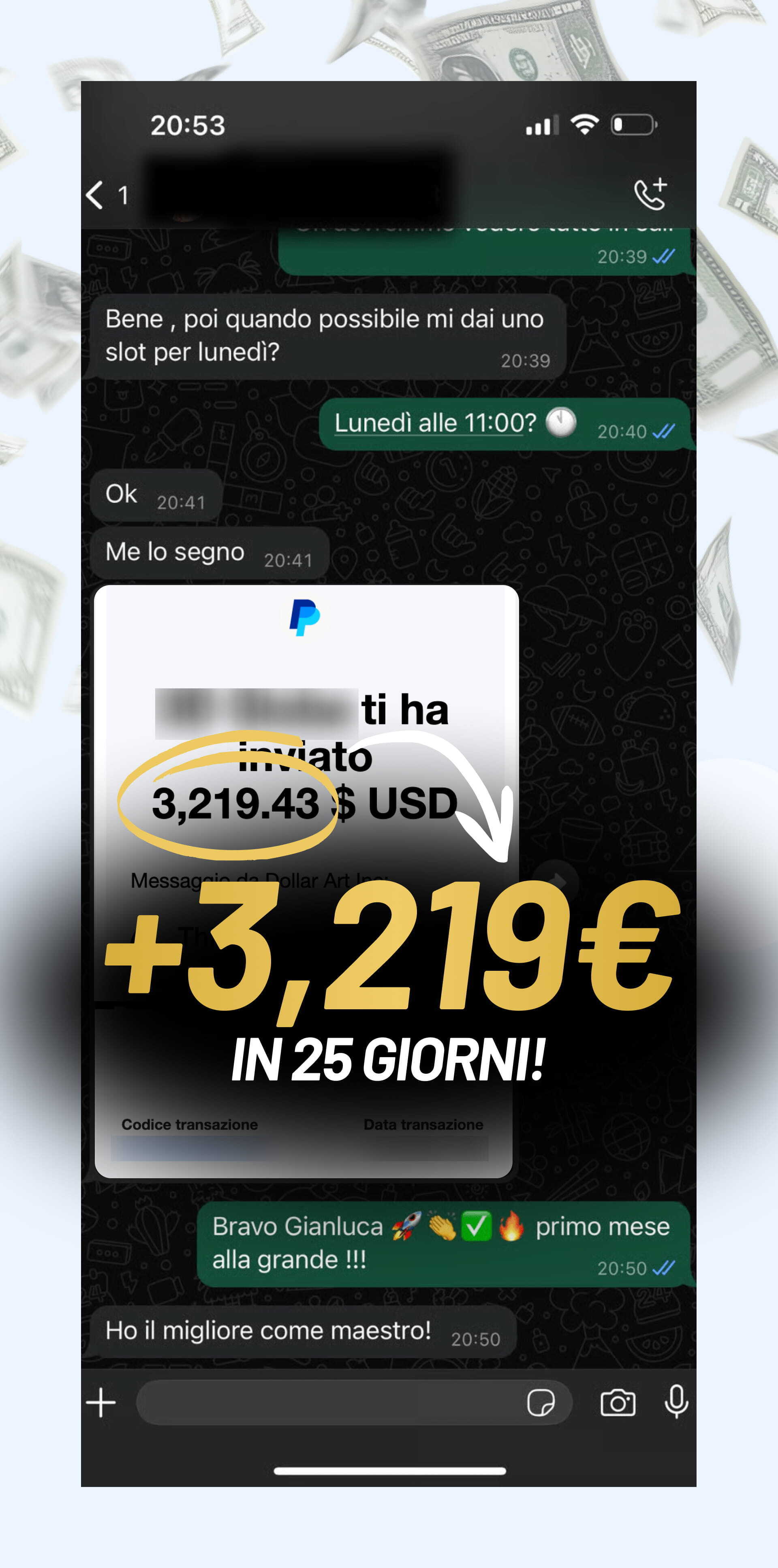 Risultato ottenuto da uno studente